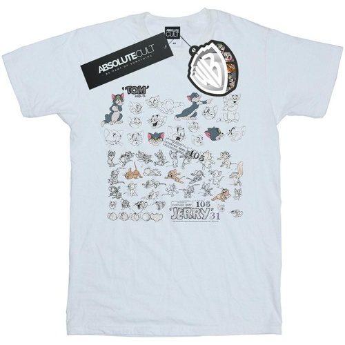 Abbigliamento Uomo T-shirts a maniche lunghe Dessins Animés BI52110 Bianco