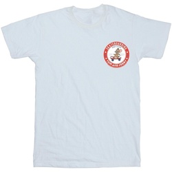 Abbigliamento Uomo T-shirts a maniche lunghe Dessins Animés Ready To Ride Skate Bianco