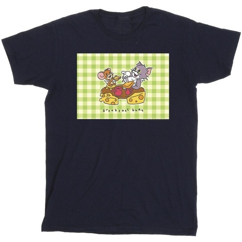 Abbigliamento Uomo T-shirts a maniche lunghe Dessins Animés BI52129 Blu