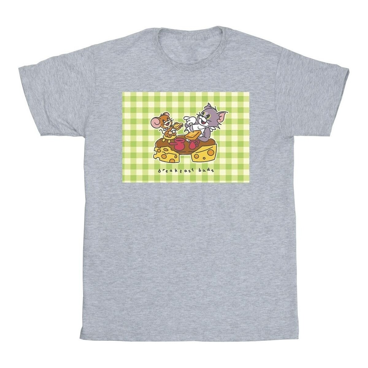 Abbigliamento Uomo T-shirts a maniche lunghe Dessins Animés Breakfast Buds Grigio