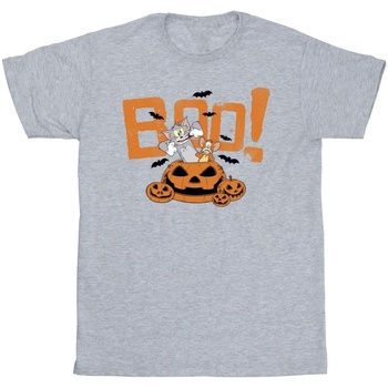 Abbigliamento Uomo T-shirts a maniche lunghe Tom & Jerry Halloween Boo! Grigio
