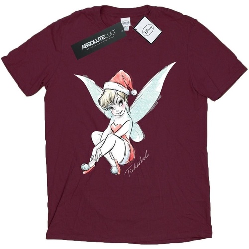 Abbigliamento Uomo T-shirts a maniche lunghe Disney Tinkerbell Christmas Fairy Multicolore
