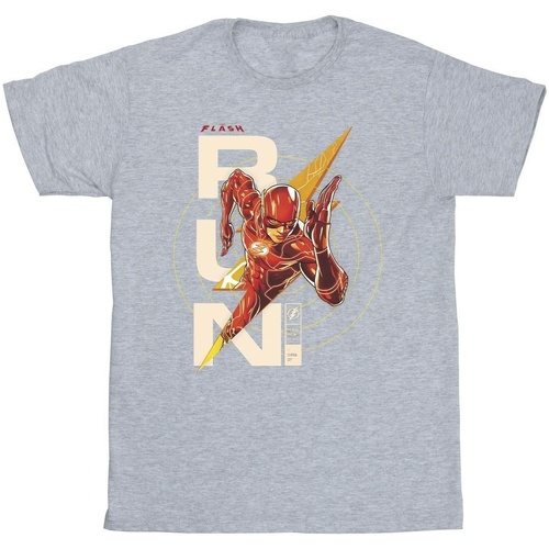 Abbigliamento Uomo T-shirts a maniche lunghe Dc Comics The Flash Run Grigio