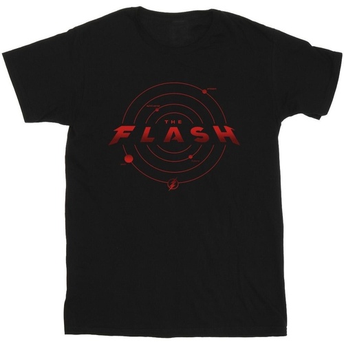 Abbigliamento Uomo T-shirts a maniche lunghe Dc Comics The Flash Multiverse Rings Nero