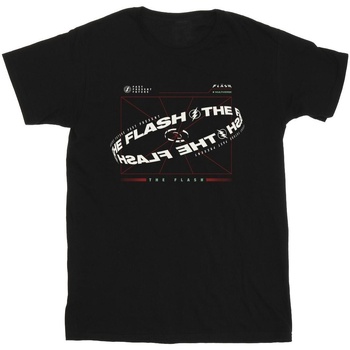 Abbigliamento Uomo T-shirts a maniche lunghe Dc Comics The Flash Graph Nero