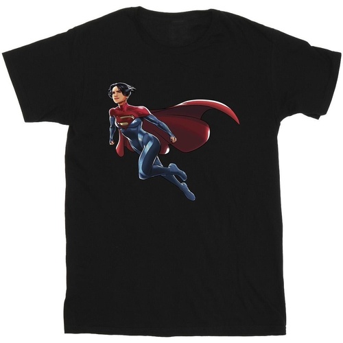 Abbigliamento Uomo T-shirts a maniche lunghe Dc Comics The Flash Supergirl Nero