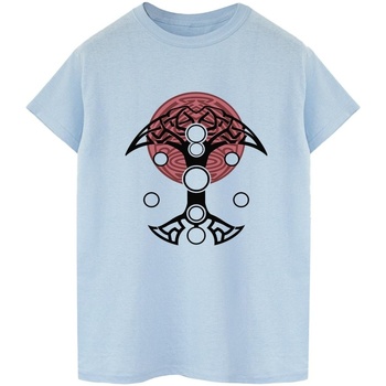 Abbigliamento Uomo T-shirts a maniche lunghe Marvel Thor Love And Thunder Circles Blu