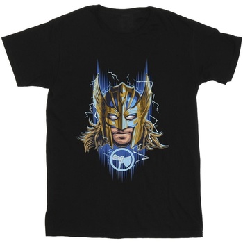 Abbigliamento Uomo T-shirts a maniche lunghe Marvel Thor Love And Thunder Mask Nero