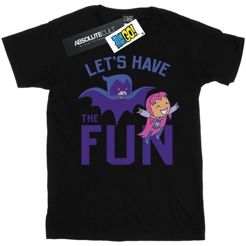 Abbigliamento Uomo T-shirts a maniche lunghe Dc Comics Teen Titans Go Let's Have The Fun Nero