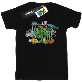 Abbigliamento Uomo T-shirts a maniche lunghe Dc Comics Teen Titans Go Sweet Tooth Nero