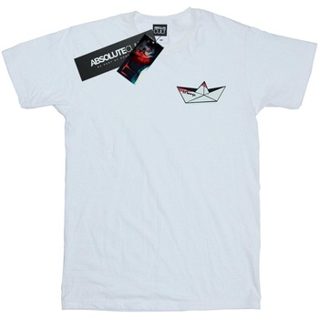 Abbigliamento Uomo T-shirts a maniche lunghe It Chapter 2 S.S. Georgie Boat Breast Print Bianco