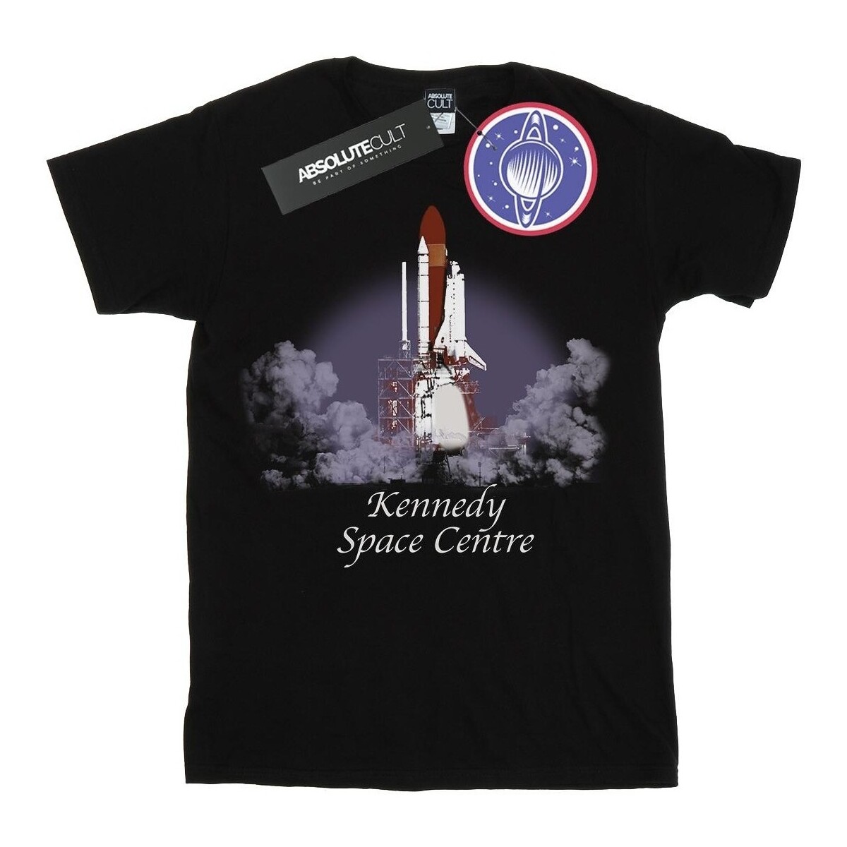 Abbigliamento Uomo T-shirts a maniche lunghe Nasa Kennedy Space Centre Lift Off Nero