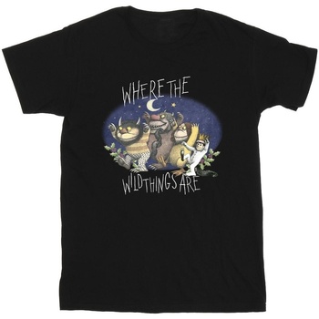 Abbigliamento Uomo T-shirts a maniche lunghe Where The Wild Things Are BI52297 Nero