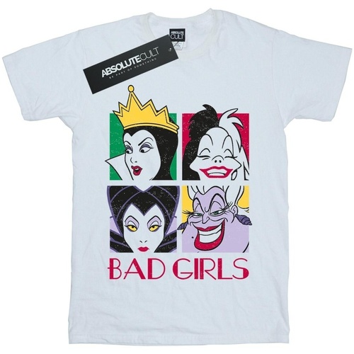 Abbigliamento Uomo T-shirts a maniche lunghe Disney Villains Bad Girls Bianco