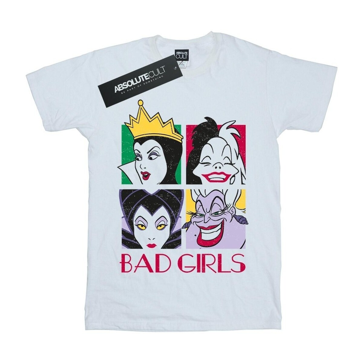 Abbigliamento Uomo T-shirts a maniche lunghe Disney Villains Bad Girls Bianco