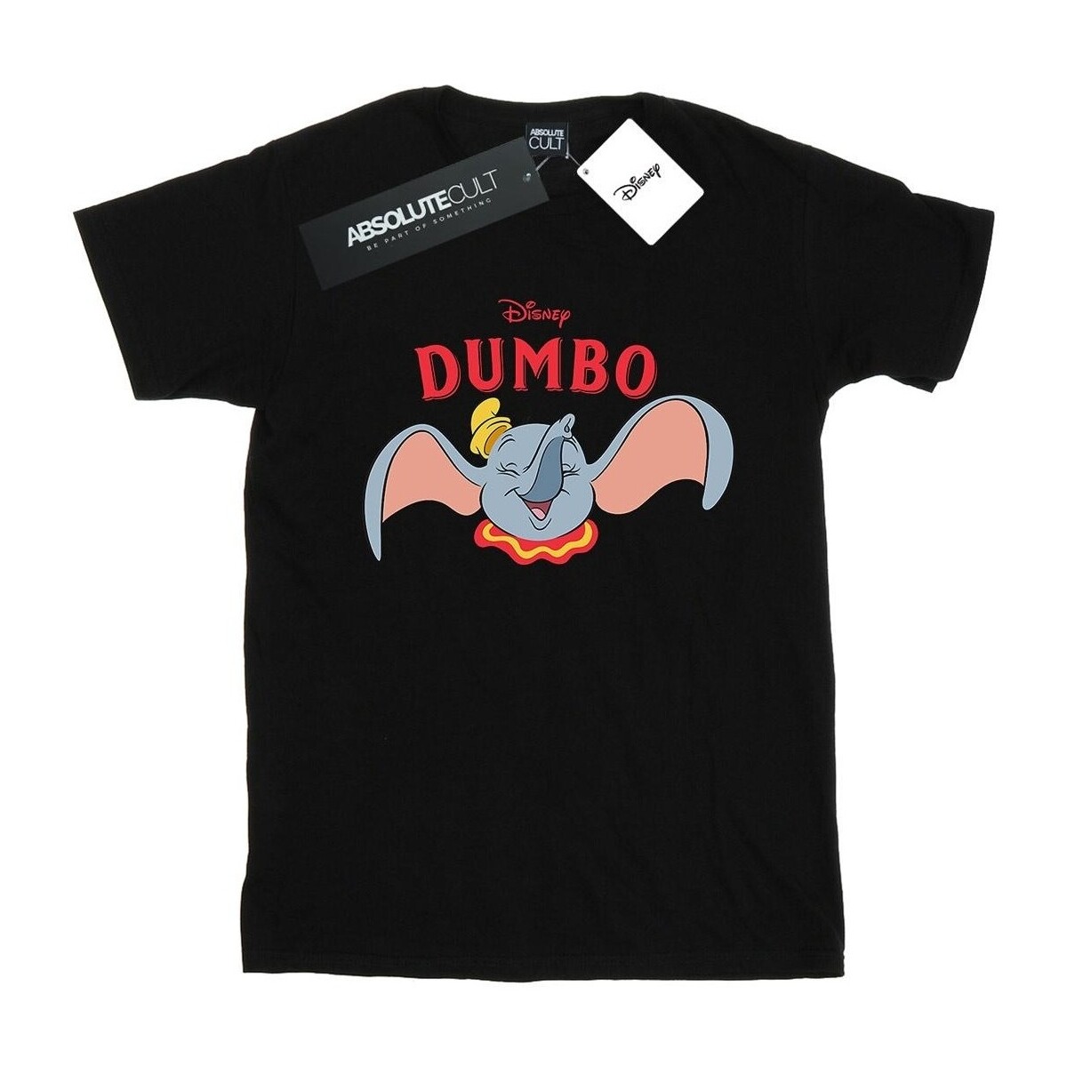Abbigliamento Uomo T-shirts a maniche lunghe Disney Dumbo Smile Nero