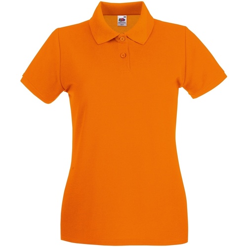 Abbigliamento Donna T-shirt & Polo Fruit Of The Loom Premium Arancio