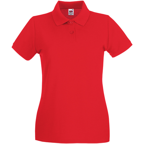 Abbigliamento Donna T-shirt & Polo Fruit Of The Loom Premium Rosso