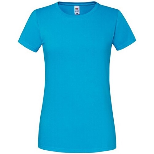 Abbigliamento Donna T-shirts a maniche lunghe Fruit Of The Loom Iconic 195 Premium Multicolore