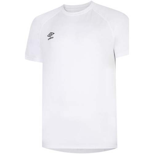Abbigliamento Uomo T-shirts a maniche lunghe Umbro UO1976 Bianco