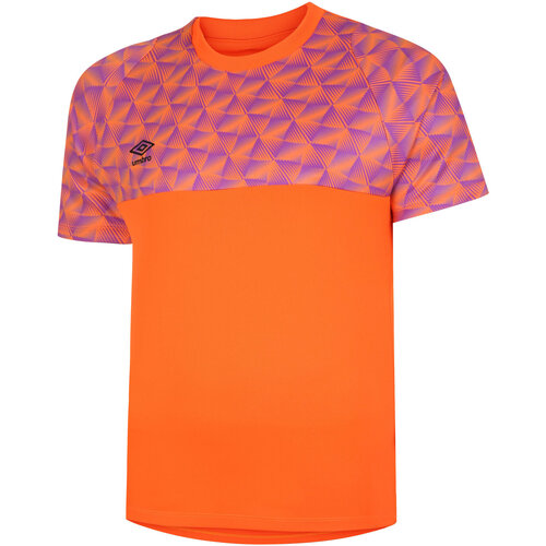 Abbigliamento Uomo T-shirts a maniche lunghe Umbro Flux Arancio