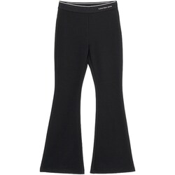 Abbigliamento Bambina Pantaloni 5 tasche Calvin Klein Jeans IG0IG02292 Nero