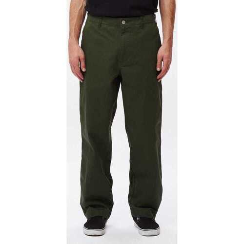 Abbigliamento Uomo Pantaloni Obey Marshal utility pant Verde