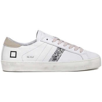 Scarpe Donna Sneakers Date Hill Low Calf - White Beige Bianco