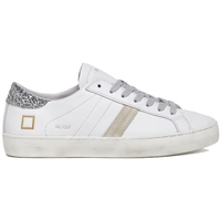 Scarpe Donna Sneakers Date Hill Low Calf - White Silver Bianco