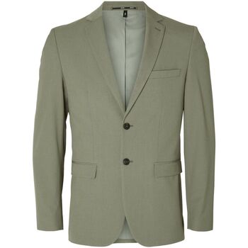 Abbigliamento Uomo Giacche Selected 16087824 SLIM-LIAM-VETIVER Verde