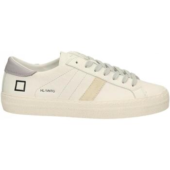 Scarpe Donna Sneakers Date HILL LOW VINTAGE CALF Bianco