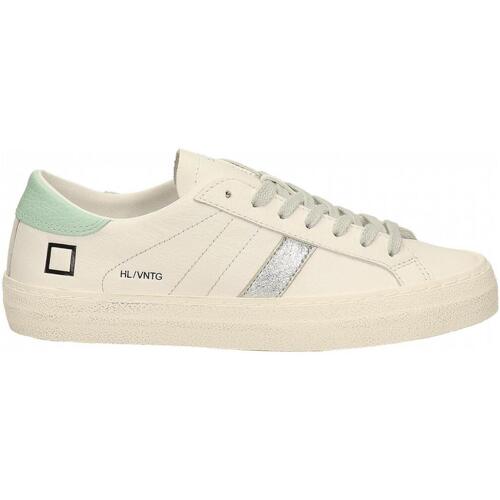 Scarpe Donna Sneakers Date HILL LOW VINTAGE CALF Bianco