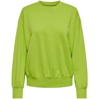 Abbigliamento Donna Felpe Only 15312085 BELLA NECK-LIME GREEN Verde