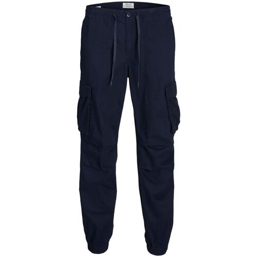 Abbigliamento Uomo Pantaloni Jack & Jones 12242264 JANE-DARK NAVY Blu