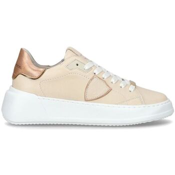 Scarpe Donna Sneakers Philippe Model BJLD WM03 - TRE TEMPLE-COUX METAL/NUDE ROSE Beige