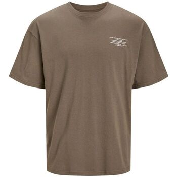 Abbigliamento Uomo T-shirt & Polo Jack & Jones 12250651 RILEY-BUNGEE CORD Beige