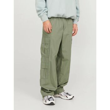 Abbigliamento Uomo Pantaloni Jack & Jones 12249002 BILL TYLER CARGO-OIL GREEN Verde