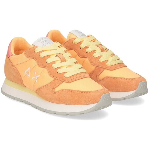Scarpe Donna Sneakers Sun68 Ally solid Z34201 nylon carota Arancio