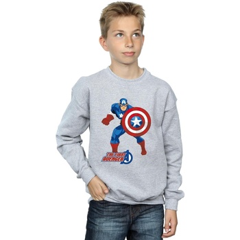 Abbigliamento Bambino Felpe Marvel Captain America The First Avenger Grigio