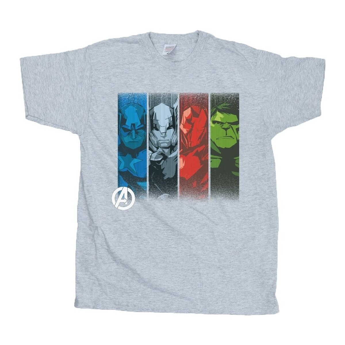 Abbigliamento Bambino T-shirt maniche corte Marvel Avengers Team Strips Grigio