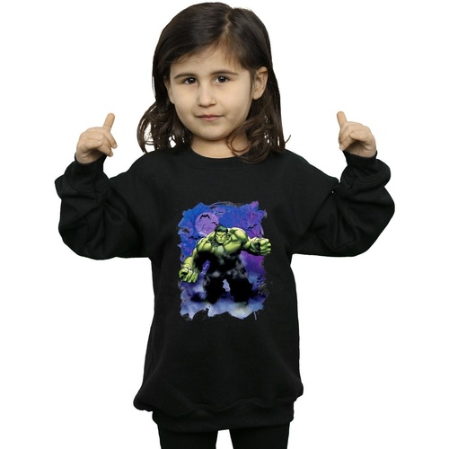 Abbigliamento Bambina Felpe Marvel Hulk Halloween Spooky Forest Nero