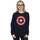 Abbigliamento Donna Felpe Marvel Avengers Captain America Scratched Shield Blu