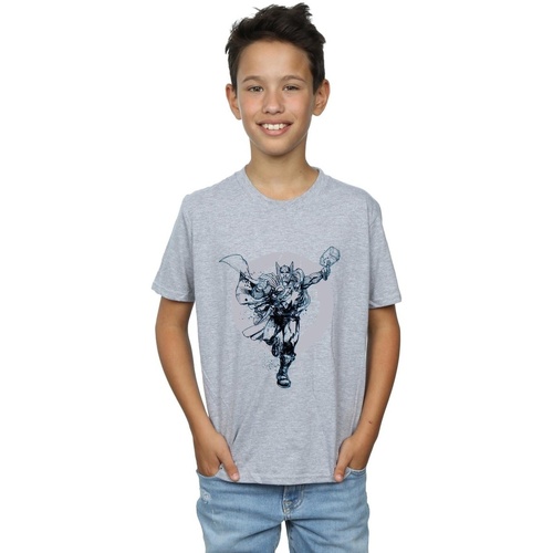 Abbigliamento Bambino T-shirt maniche corte Marvel Thor Circle Grigio