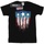 Abbigliamento Bambino T-shirt maniche corte Marvel Captain America Flag Shield Nero