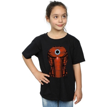 Abbigliamento Bambina T-shirts a maniche lunghe Marvel Iron Man Chest Burst Nero