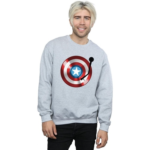 Abbigliamento Uomo Felpe Marvel Captain America Turntable Grigio