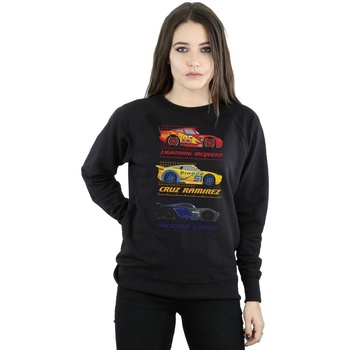 Abbigliamento Donna Felpe Disney Cars Racer Profile Nero