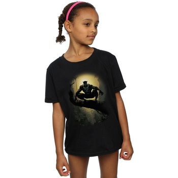 Image of T-shirts a maniche lunghe Marvel Black Panther Crouching