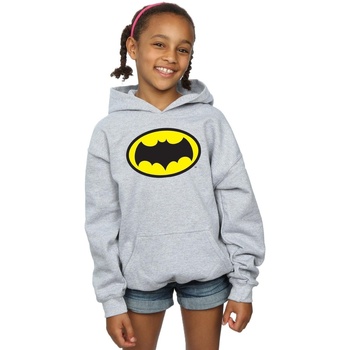 Abbigliamento Bambina Felpe Dc Comics Batman TV Series Logo Grigio