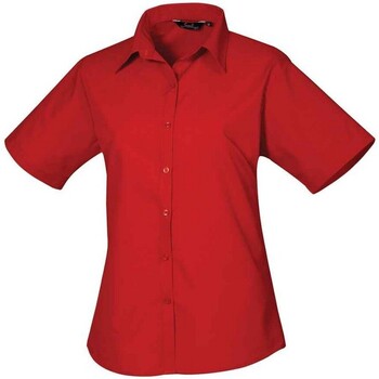 Abbigliamento Donna Camicie Premier PR302 Rosso